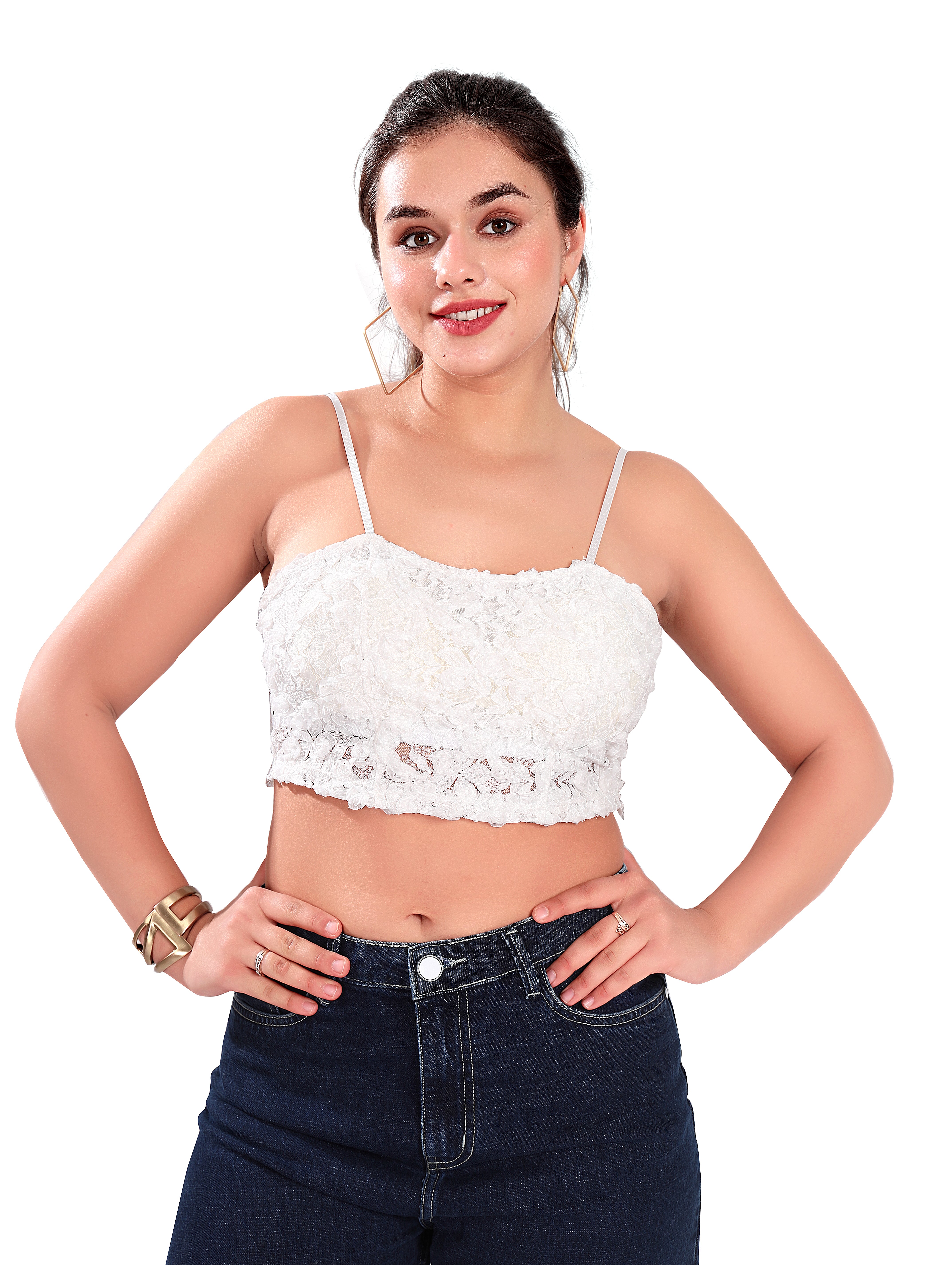 High Rise Denim Blue Wide leg Jeans