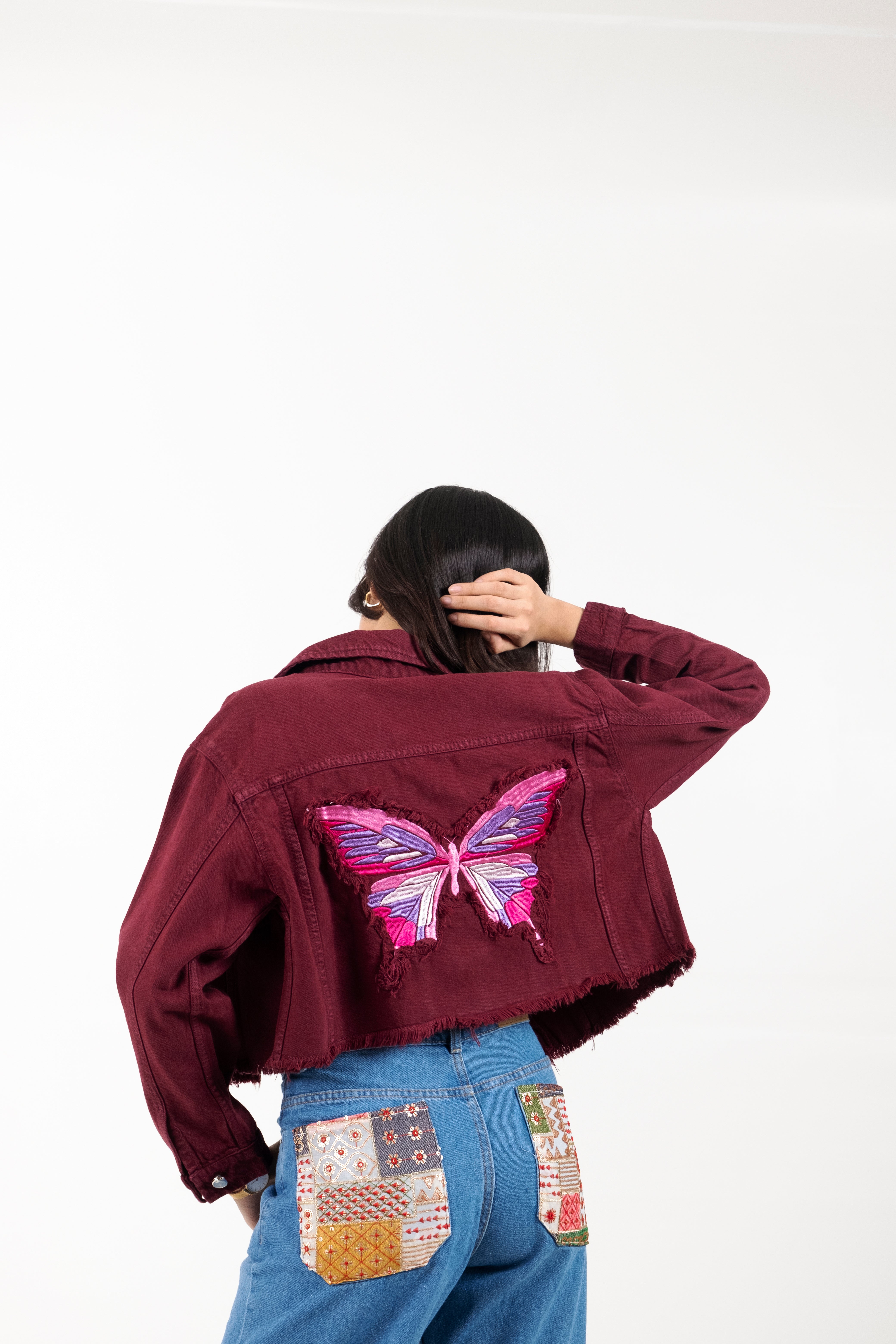 Butterfly Cropped Jacket