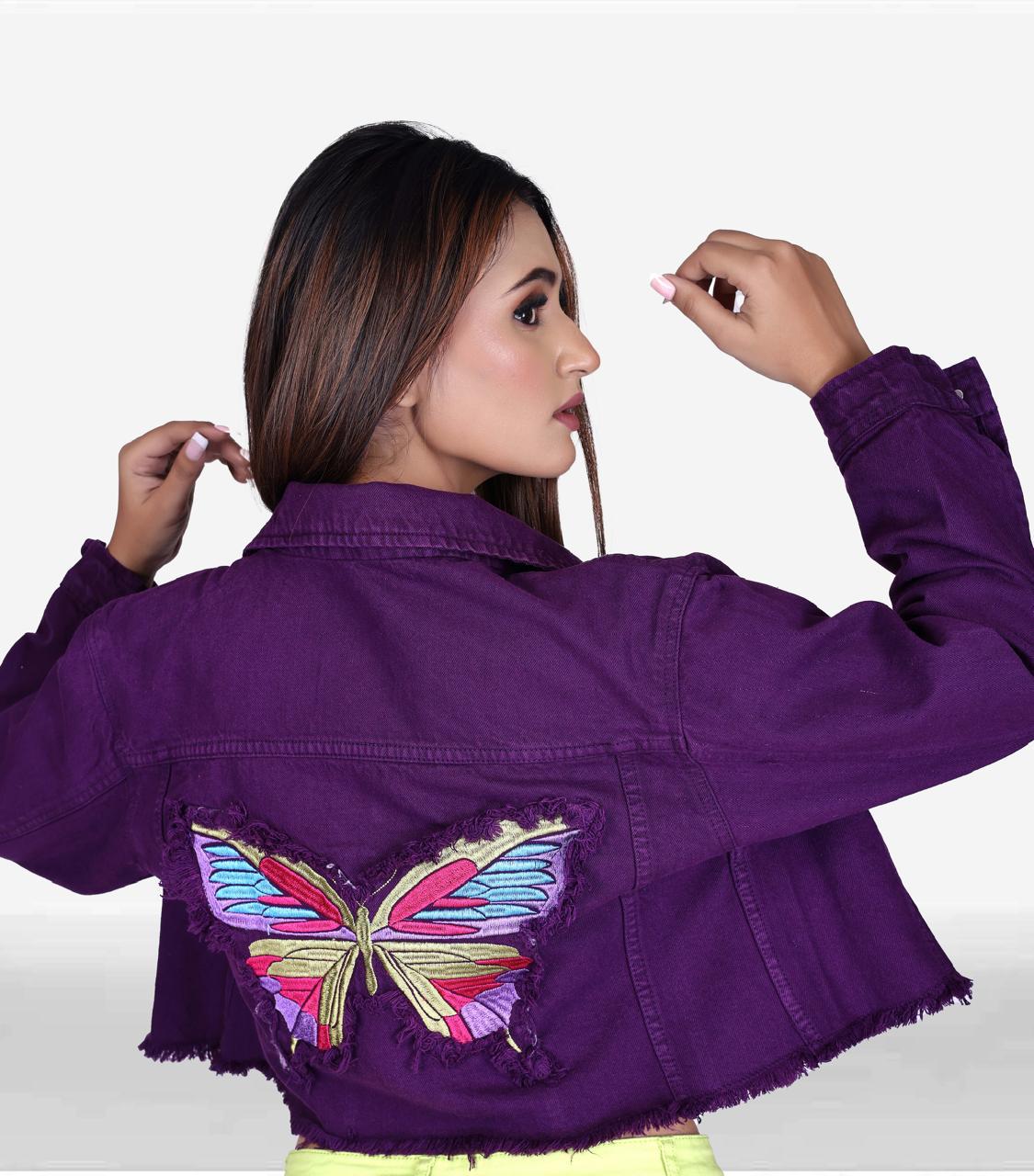 Butterfly Cropped Jacket