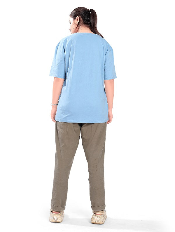 He hates Drama oversized t-shirt