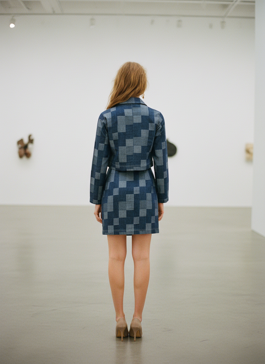 Dark Blue Pixel Cord Set