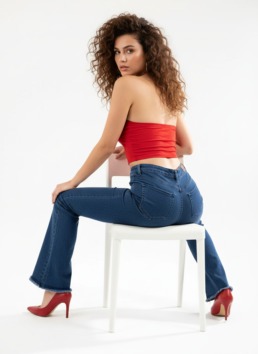 Denim Blue Bootcut denim