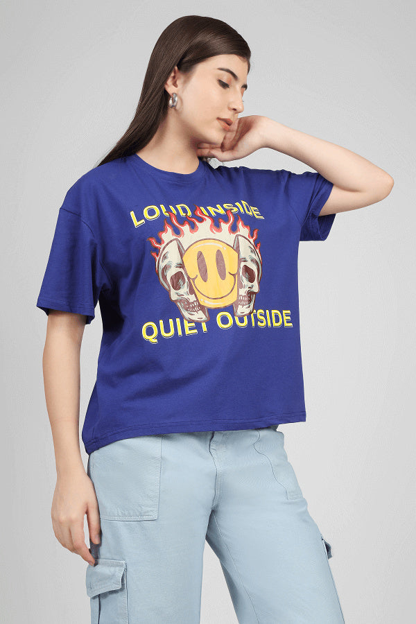 Loud inside  boxer t-shirt