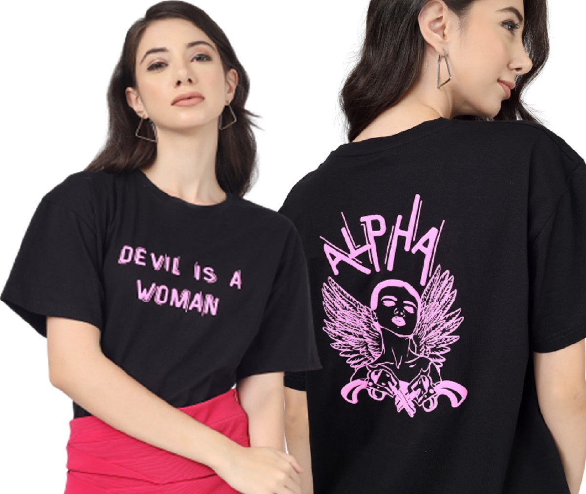 Devil is a woman boxer t-shirt